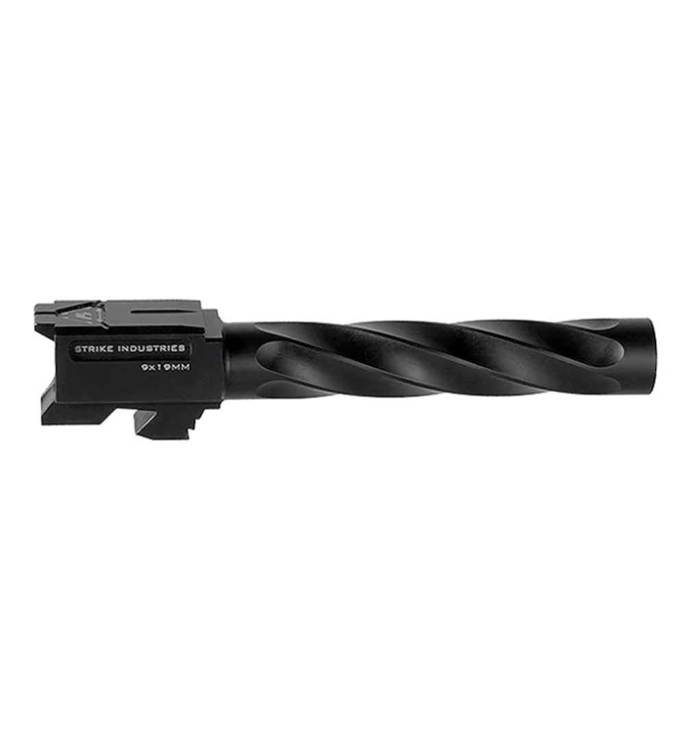 Strike Industries Ark Barrel | For Glock 19 | Gen 1-4 | Fluted Unthreaded | Black | SI-G-BARREL-19 - Image 3