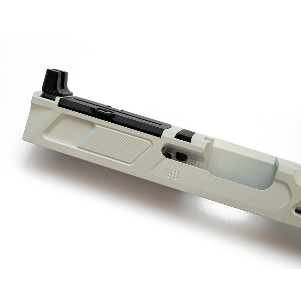 (Special Limited Edition) White Storm Trooper Cerakote® Marconi X19.2 RMR Ported Slide + Magwell + Blacklist Barrel - Image 2